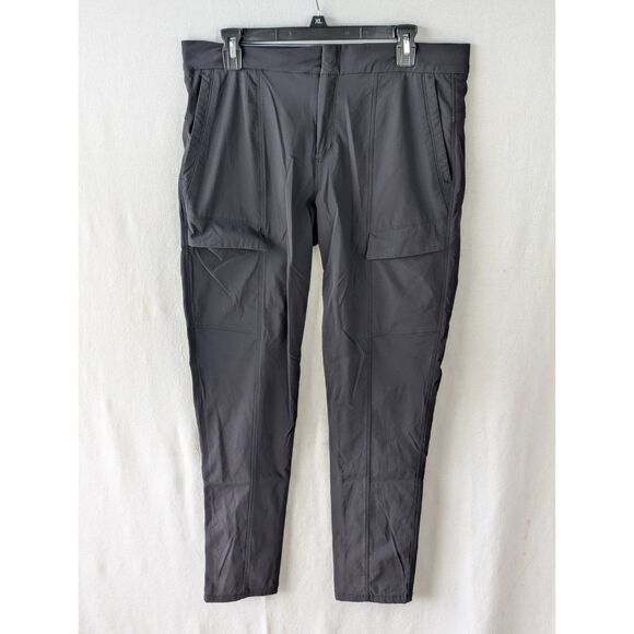 Athleta Endless High Rise Cargo Pants Black Women's Size 12 - Picture 1 of 11